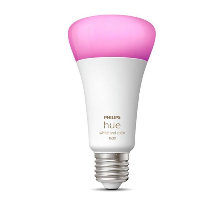 Ljósapera E27 13,5W Philips Hue White & Color Ambiance
