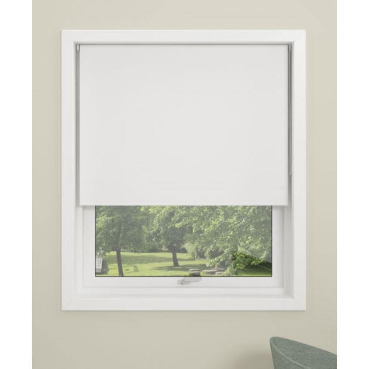 Myrkvunarrúllugardína 100x150 cm Debel Uni Mini hvít