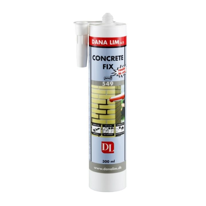 Akrýl viðgerðarkítti 300ml 549 Dana Lim grátt