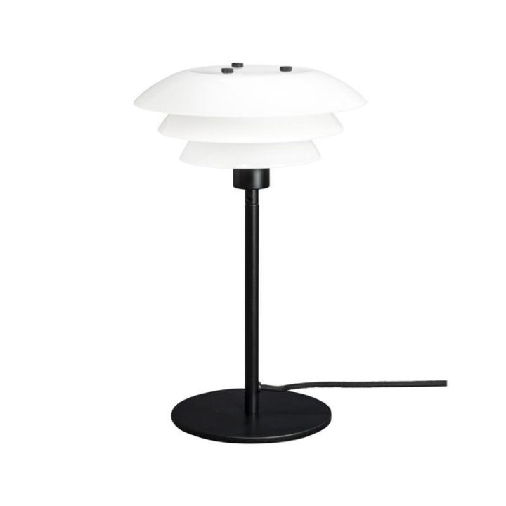 Borðlampi DL20 4,5W Ø20 cm Dyberg Larsen ópal/svart