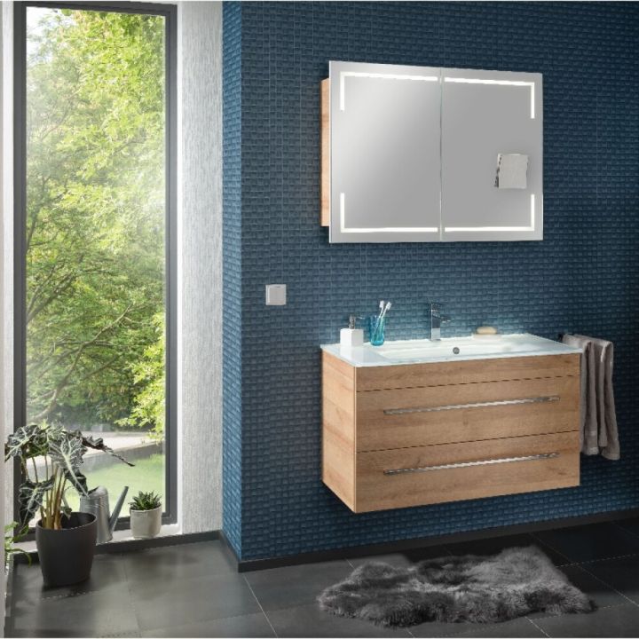 Handlaug 100cm Riva Stella hvít