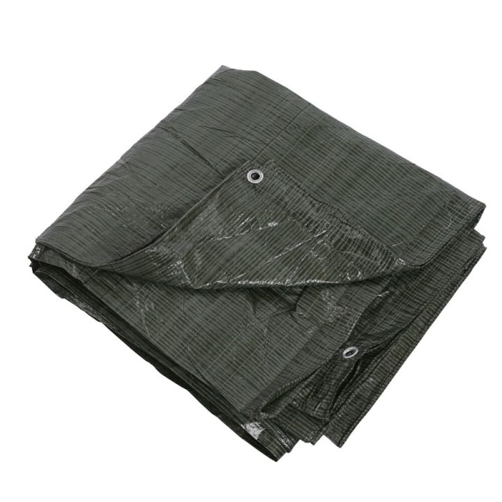 Segldúkur með kósum 4x6m 24m² grænn