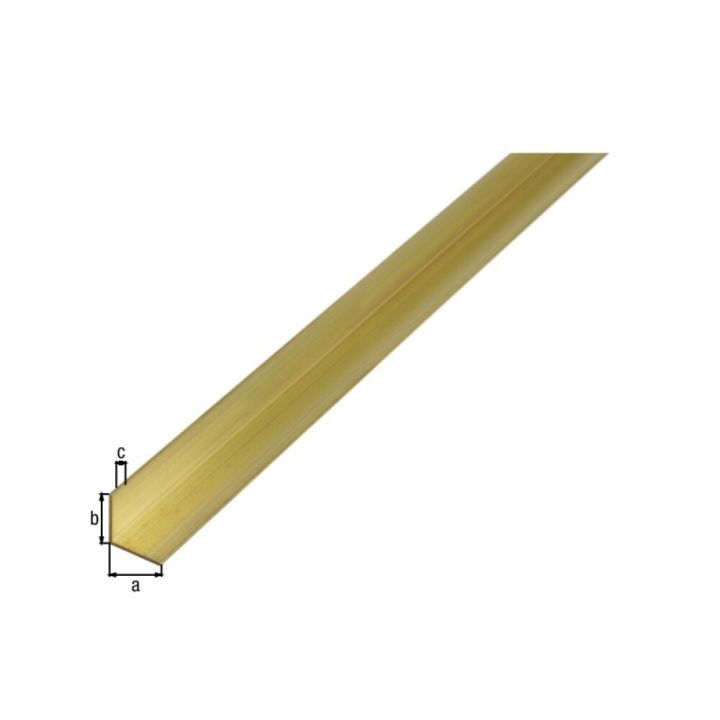 Vinkill messing 10x10x1 mm 1 m