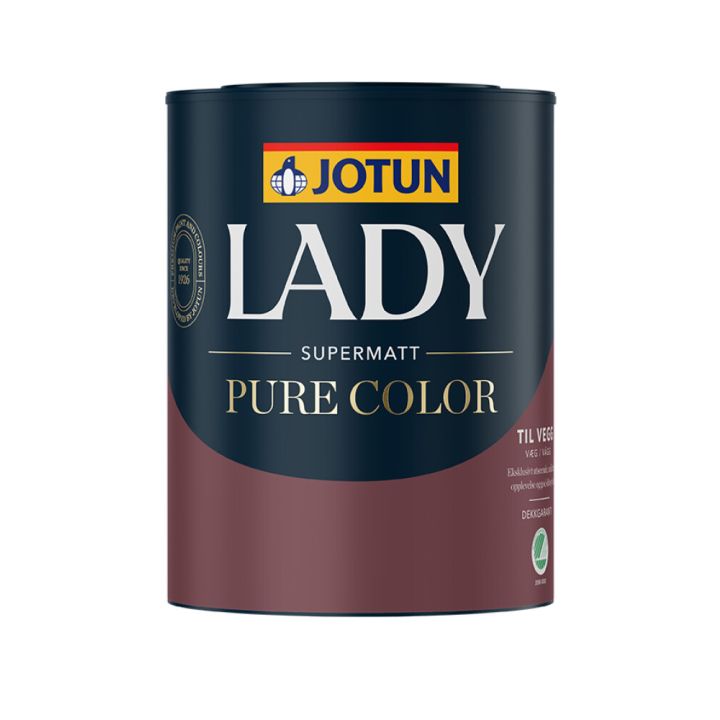 Veggmálning Lady Pure Color hvítur grunnur 680ml Jotun