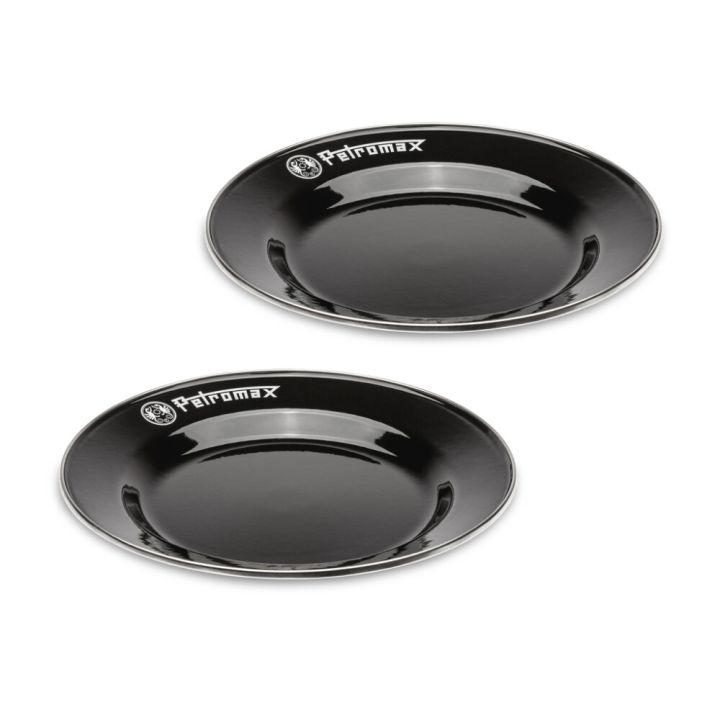 Diskar Petromax 2stk emalerað stál