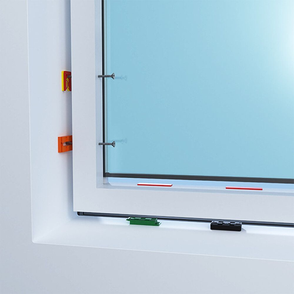 Fleygar 8x40x80mm Knudsen Kilen 30stk appelsínugulir