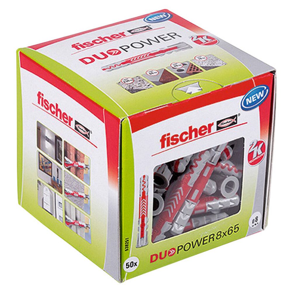 Tappi alhliða 8x65mm Fischer Duopower 25stk