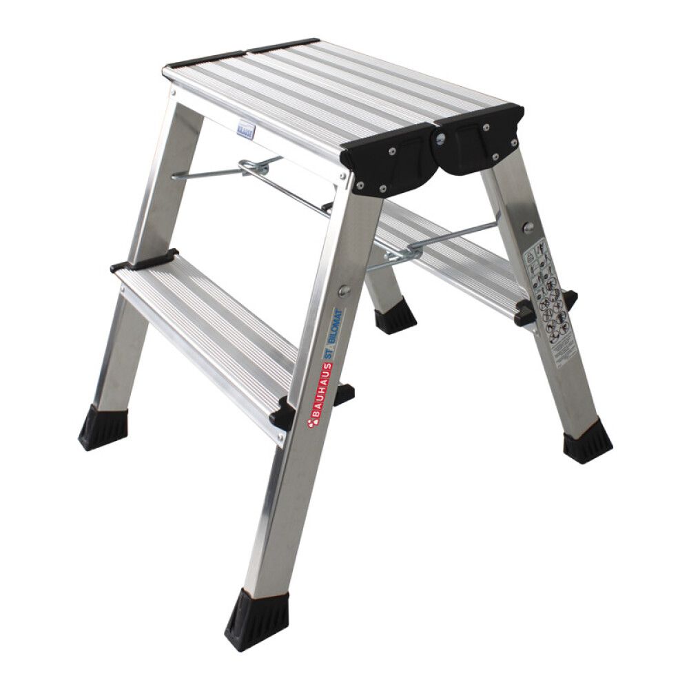 Áltrappa 2 þrep með hjólum Stabilomat 0,45m