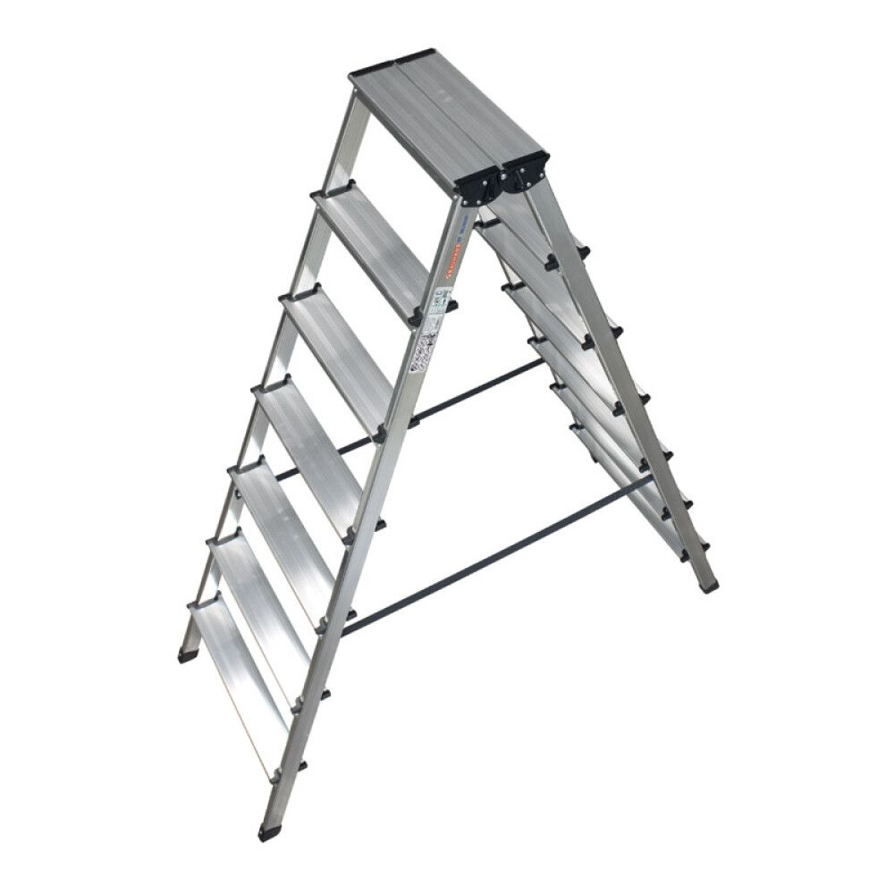 Áltrappa 2x7 þrep Stabilomat 1,6m