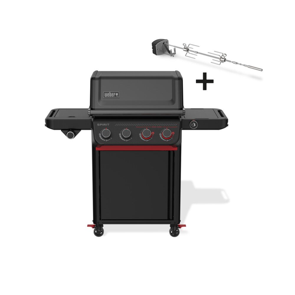 Gasgrill Spirit EPX-435R stealth Weber 4 brennarar