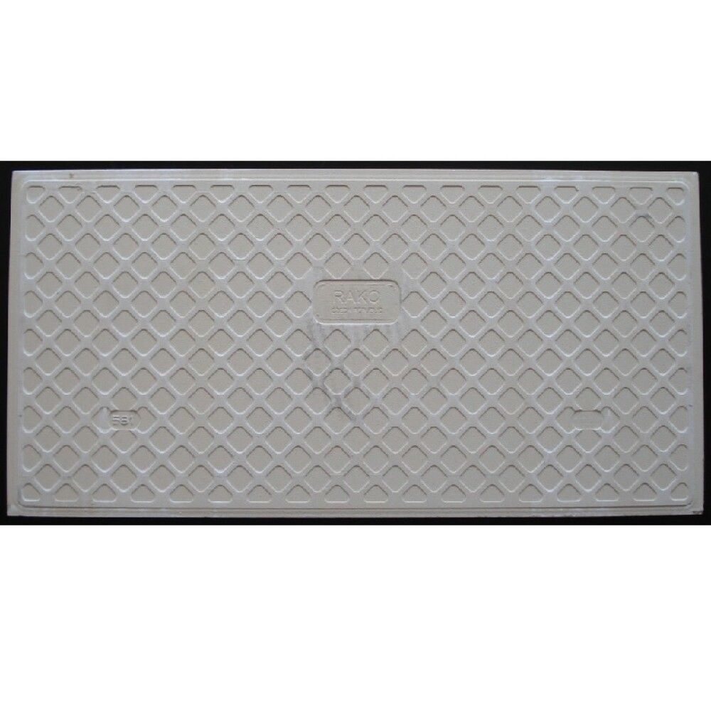 Veggfísar Rako 19,8x39,8 cm 1,6 m² hvítar