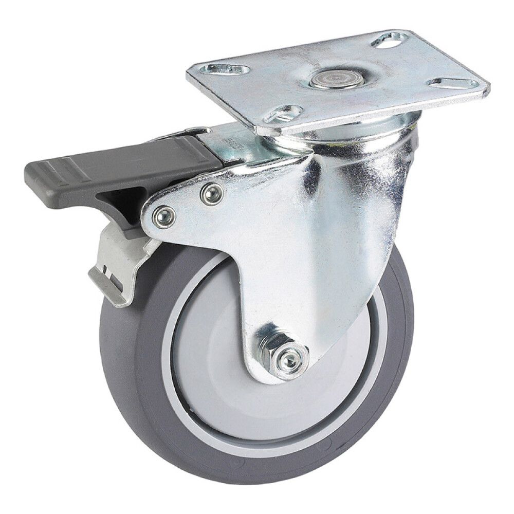 Snúningshjól með bremsu Dörner & Helmer 50x20mm 45kg