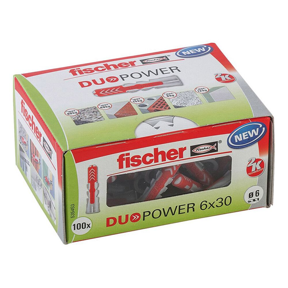 Tappi alhliða 6x30mm Fischer Duopower 100stk