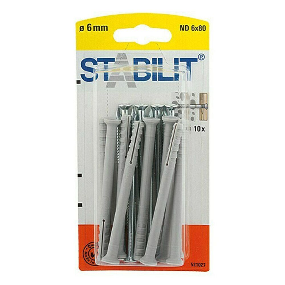 Rekskrúfa 6x80mm Stabilit 10stk 