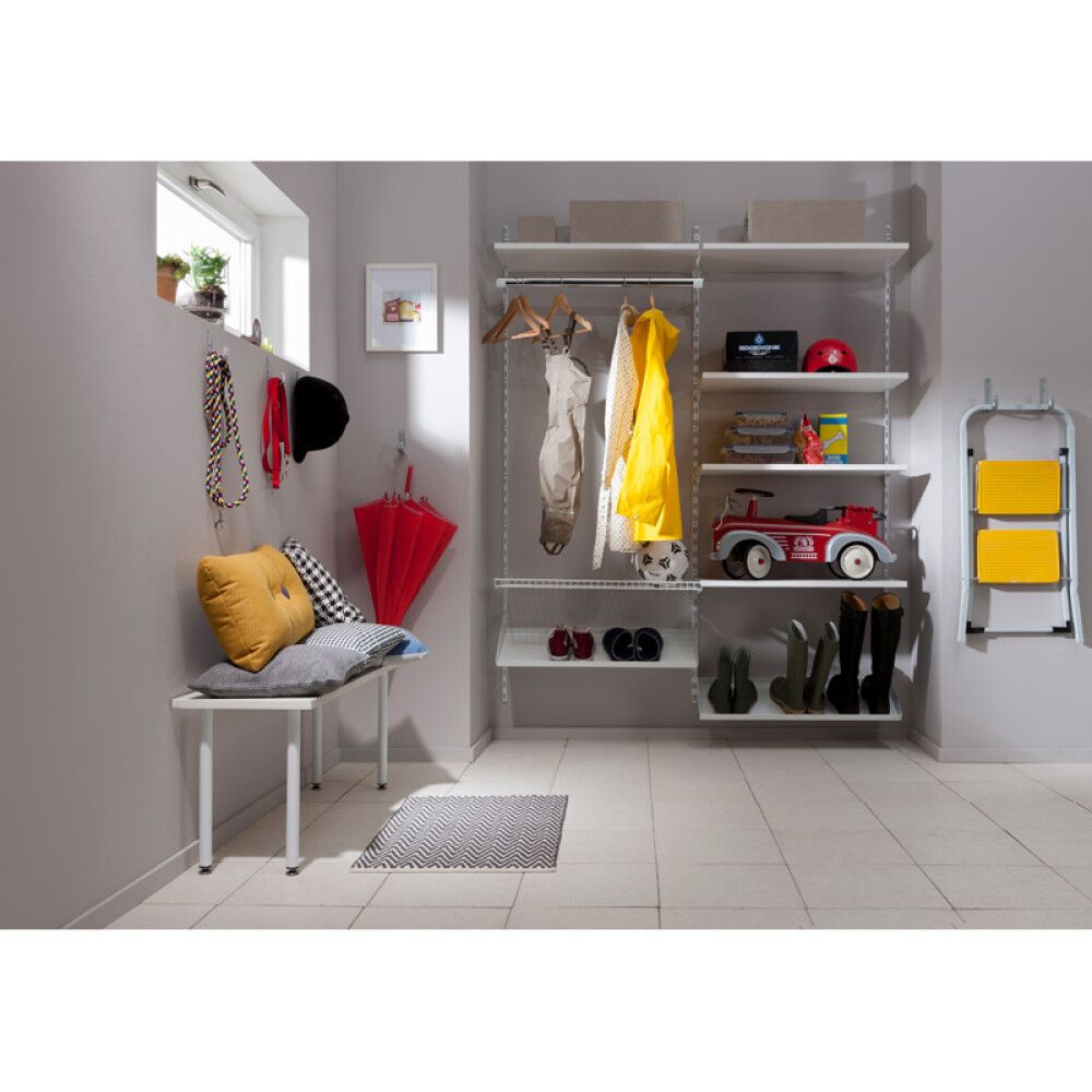 Borðfótur Ø30x400 mm Element-System hvítur