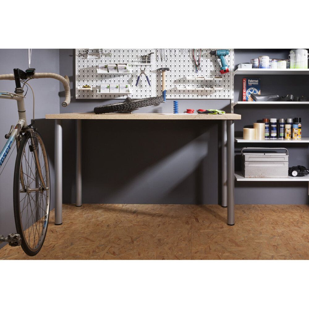 Borðfótur Ø60x800 mm Element-System grár