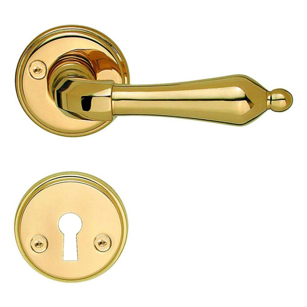 Hurðarhúnn Beslagsboden B250PNS pólerað messing