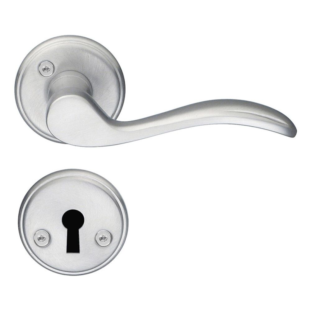 Hurðarhúnn Beslagsboden B276KMNS burstað króm