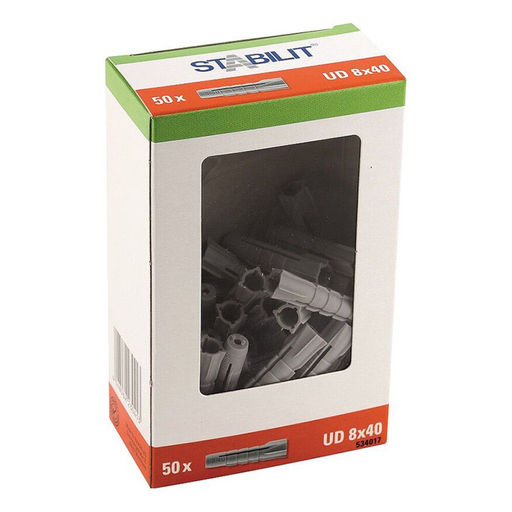 Múrtappi 8x40mm Stabilit 50stk