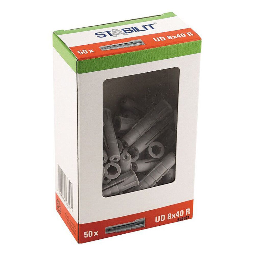 Múrtappi 8x40mm Stabilit R 50stk