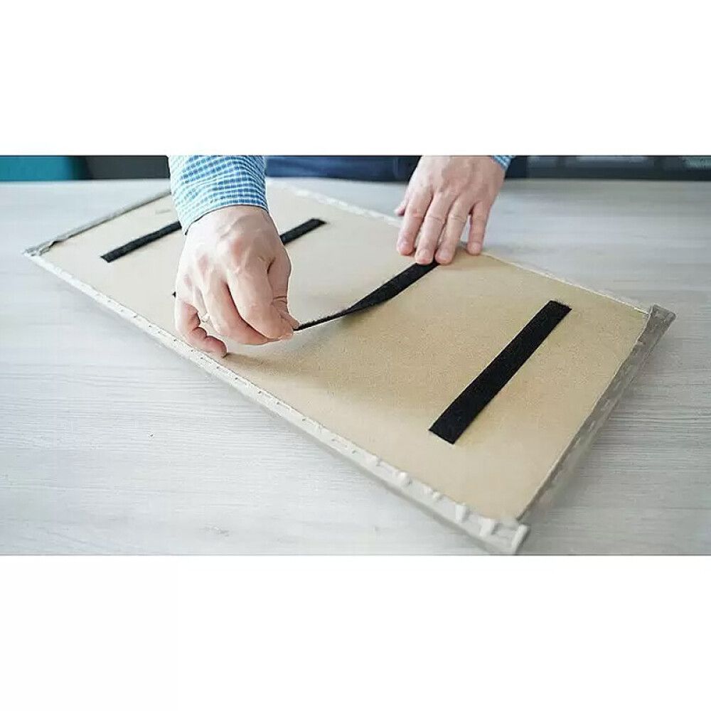 Festingar fyrir veggpúða franskur rennilás 6 stk 20cm