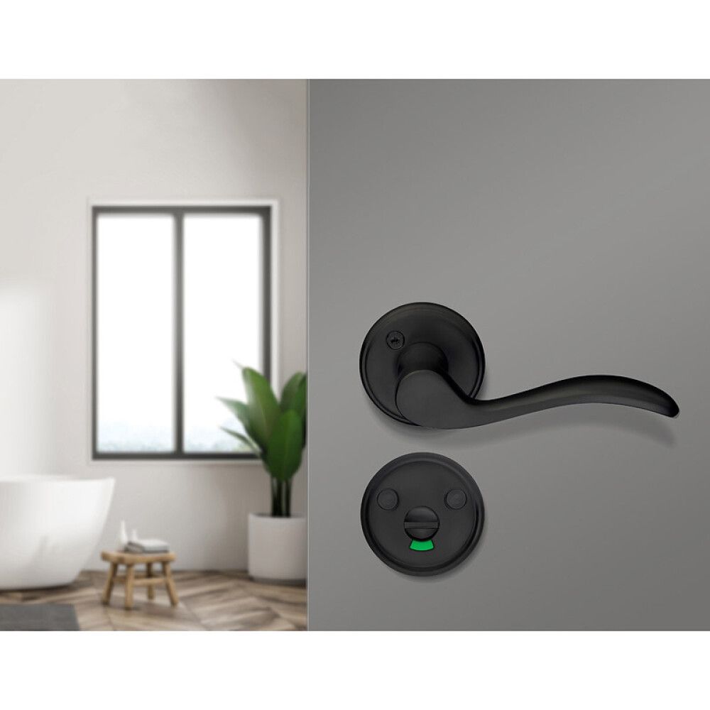 Klósettsnerill Beslagsboden B210B matt svartur