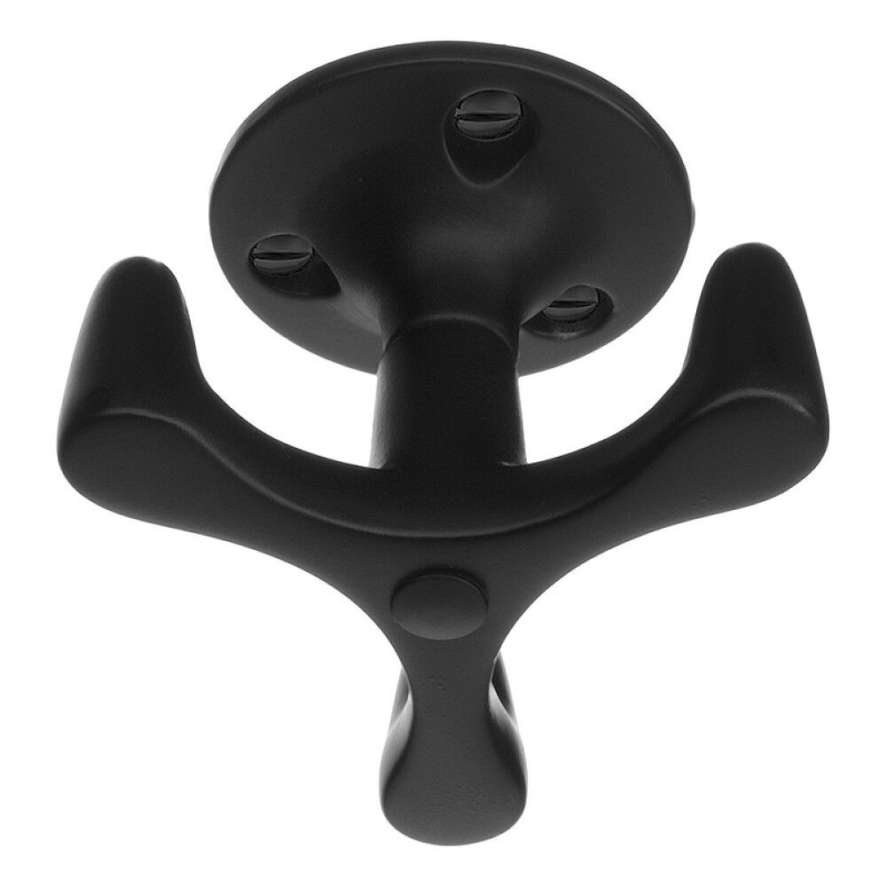 Snagi 3 krókar Beslagsboden matt svartur