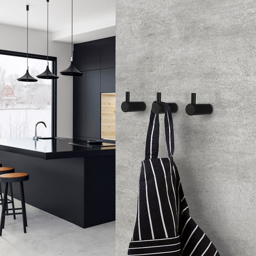 Snagi Beslagsboden 29x35mm matt svartur