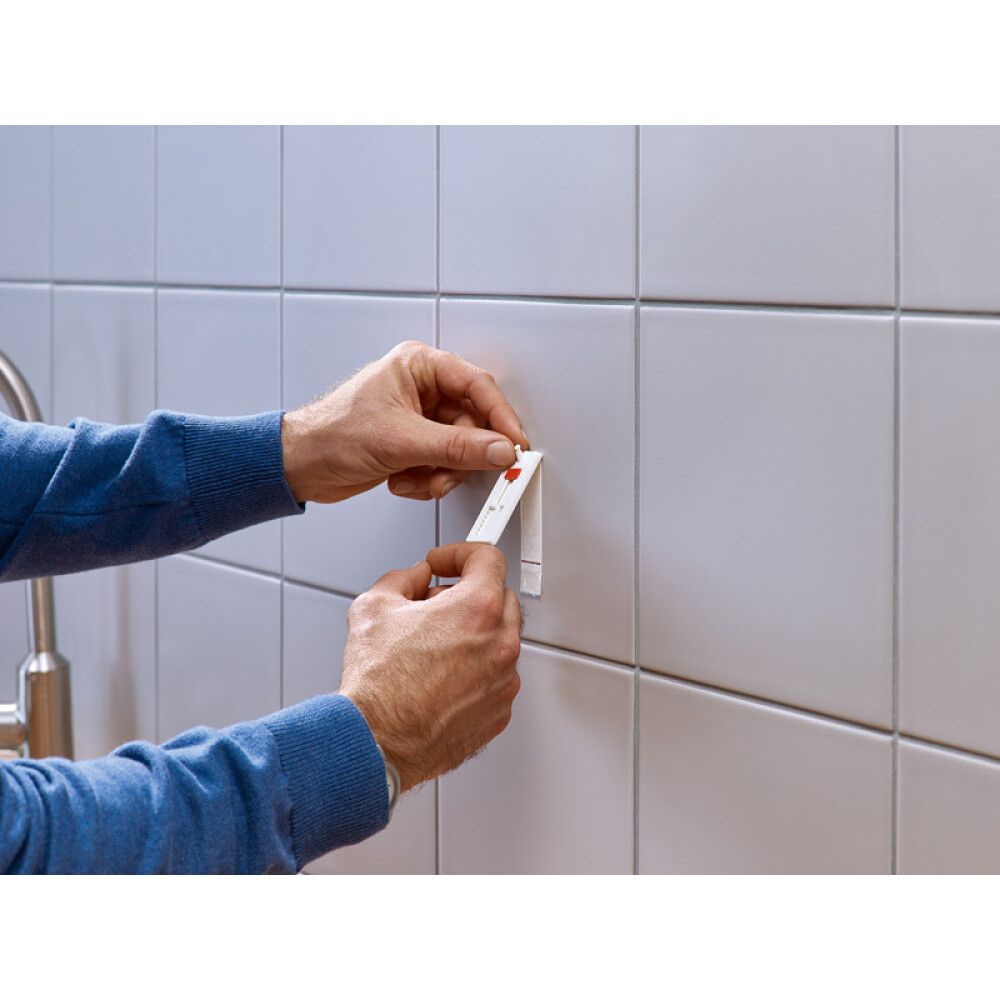 Veggfesting á flísar og málm stillanleg límd Tesa 3kg 2stk