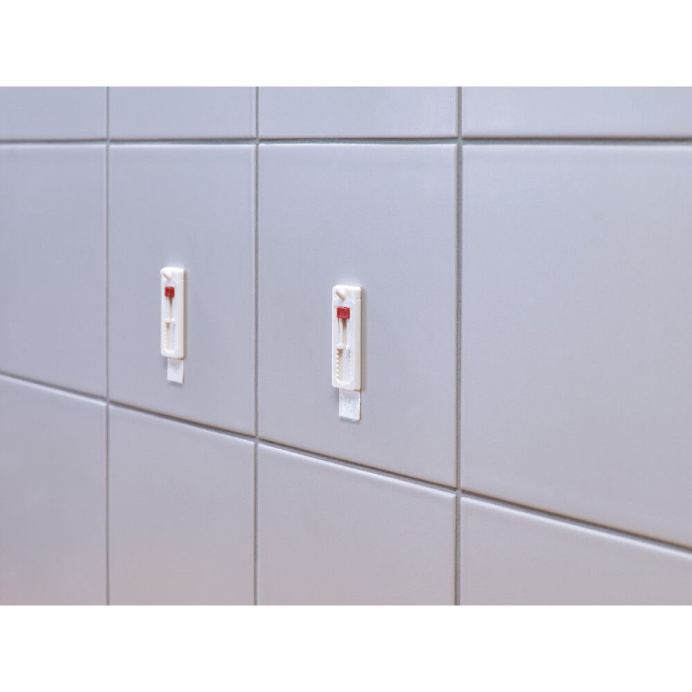 Veggfesting á flísar og málm stillanleg límd Tesa 3kg 2stk