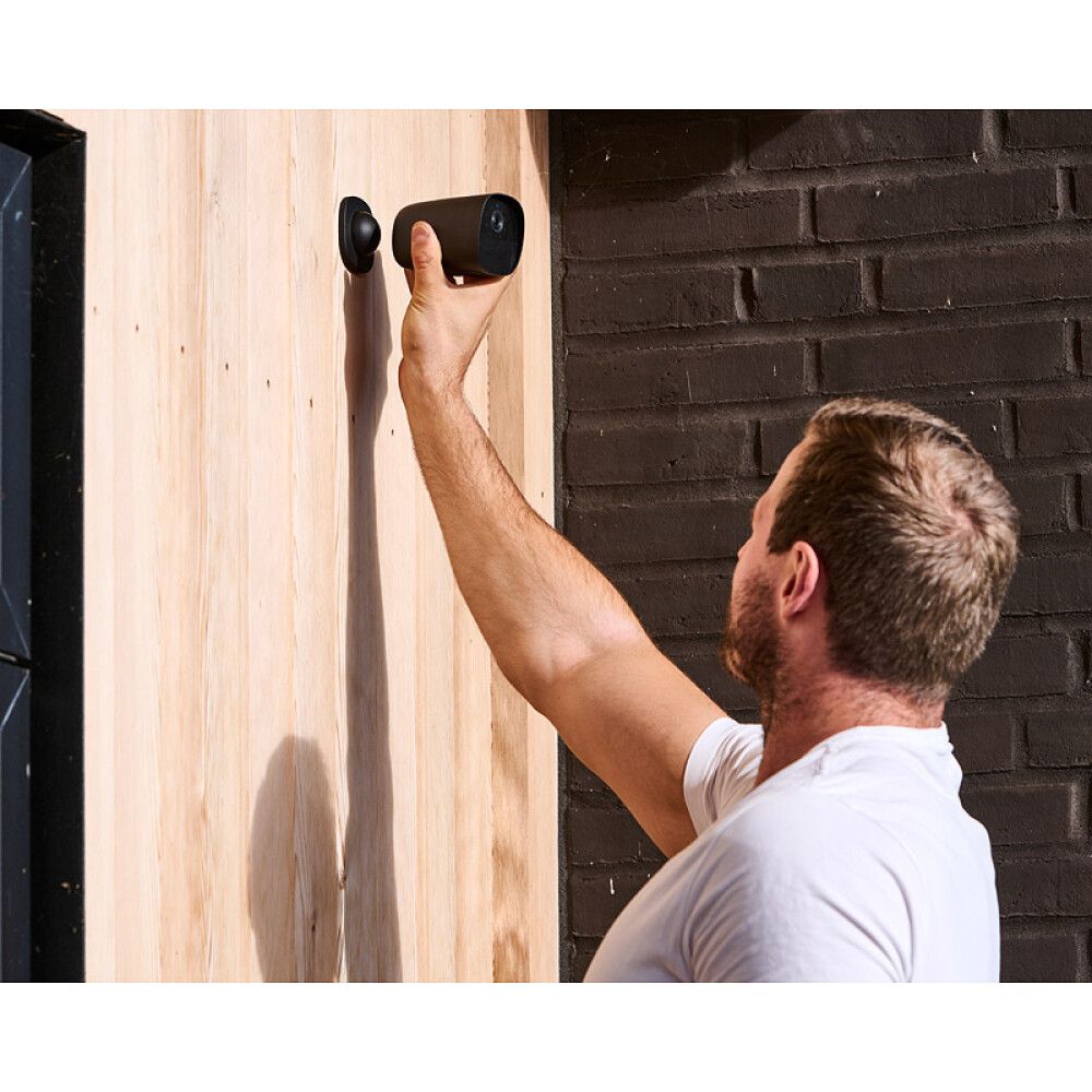 Öryggismyndavél 1080p utandyra/innandyra Sikkerthjem svört