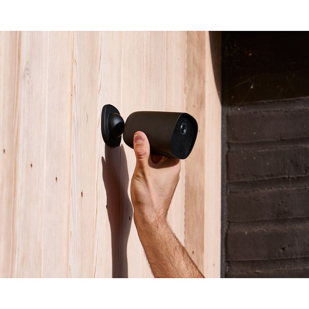 Öryggismyndavél 1080p utandyra/innandyra Sikkerthjem svört