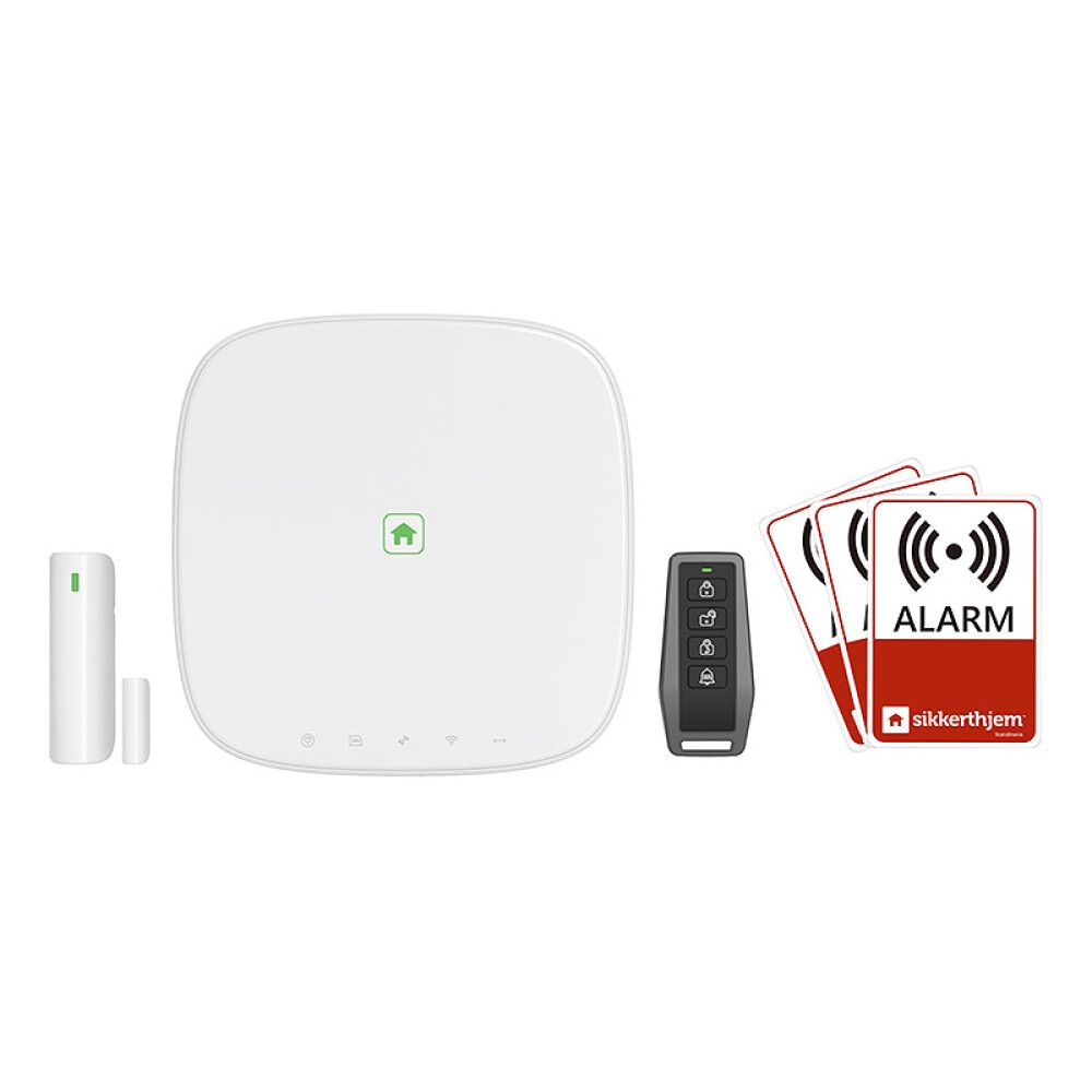 Öryggiskerfi byrjunarpakki Sikkerhjem S7PRO
