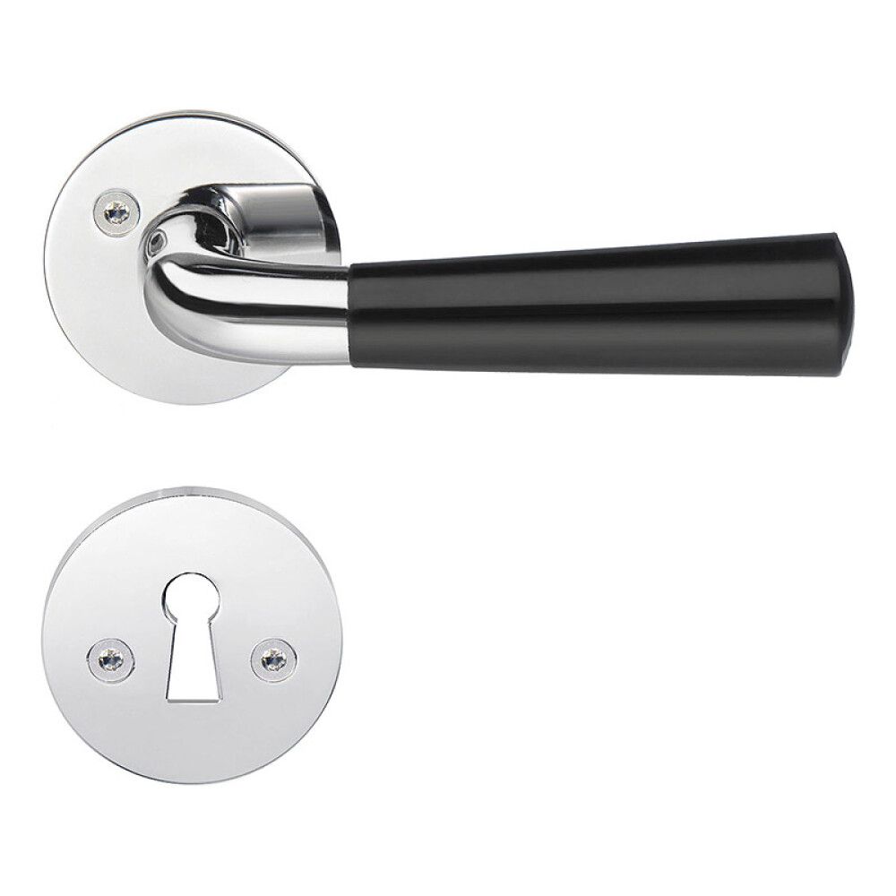 Hurðarhúnn Beslagsboden B875KN svartur