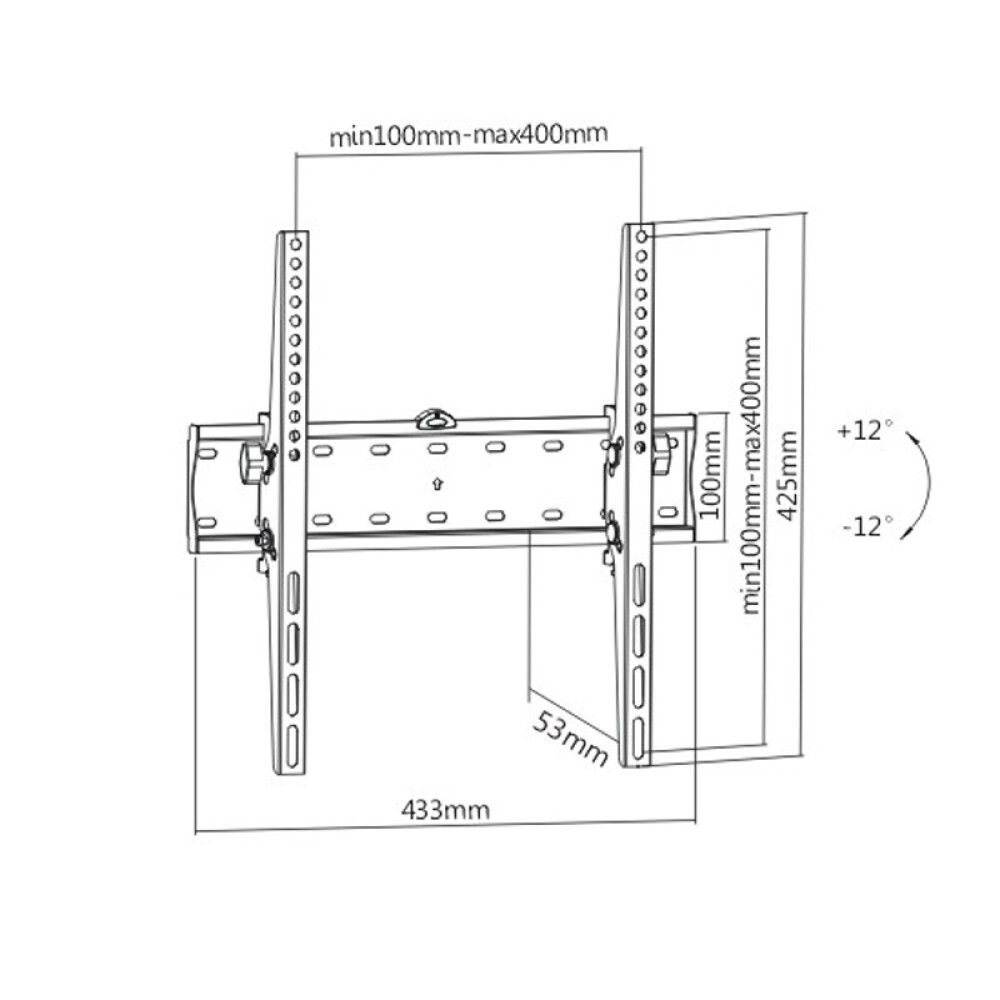 Sjónvarpsfesting 40kg Millex 32-55"