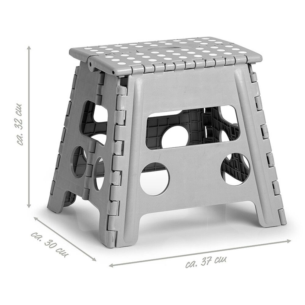 Trappa sambrjótanleg Zeller 37x30x32cm grá