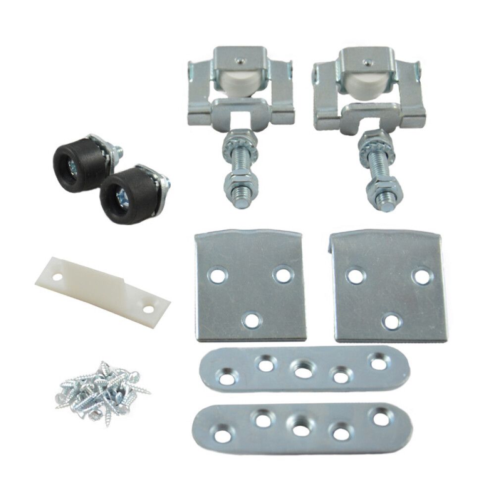 Aukahlutasett fyrir rennihurð 40kg gul sería