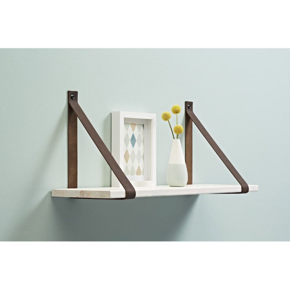 Veggfesting fyrir hillu 790x30x1,8mm Dolle Loop 2stk brún'