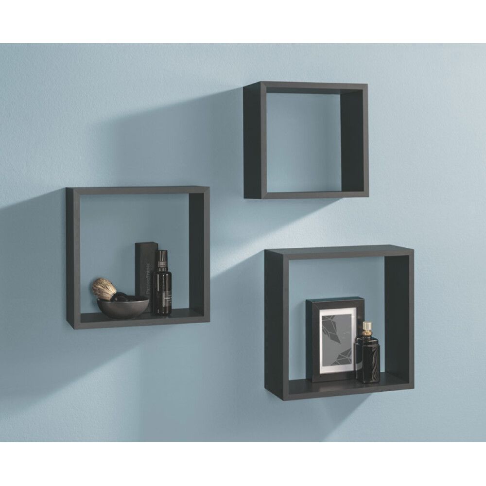 Hillusett 117x300x300mm Dolle SHELFE+ svört