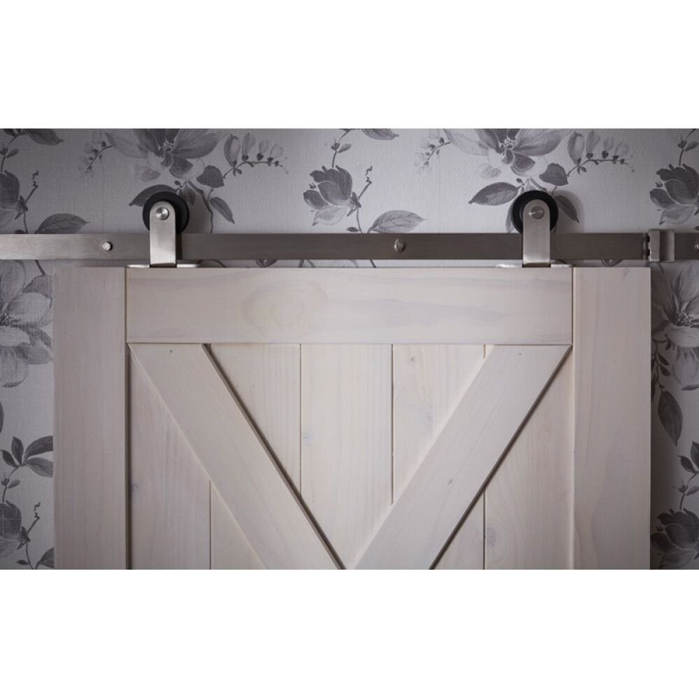 Rennihurð 900x2133 mm Habo Country ómeðhöndluð fura