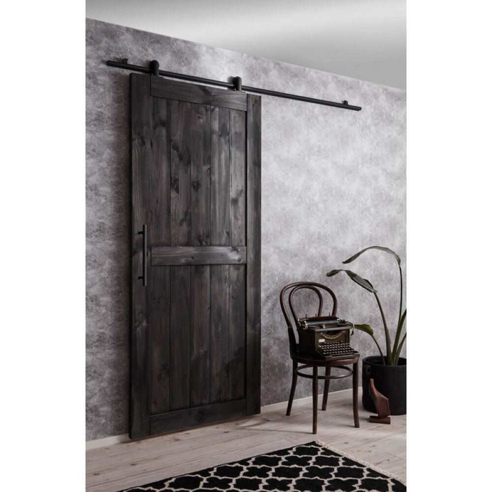 Rennihurð 900x2133 mm Habo Country ómeðhöndluð fura