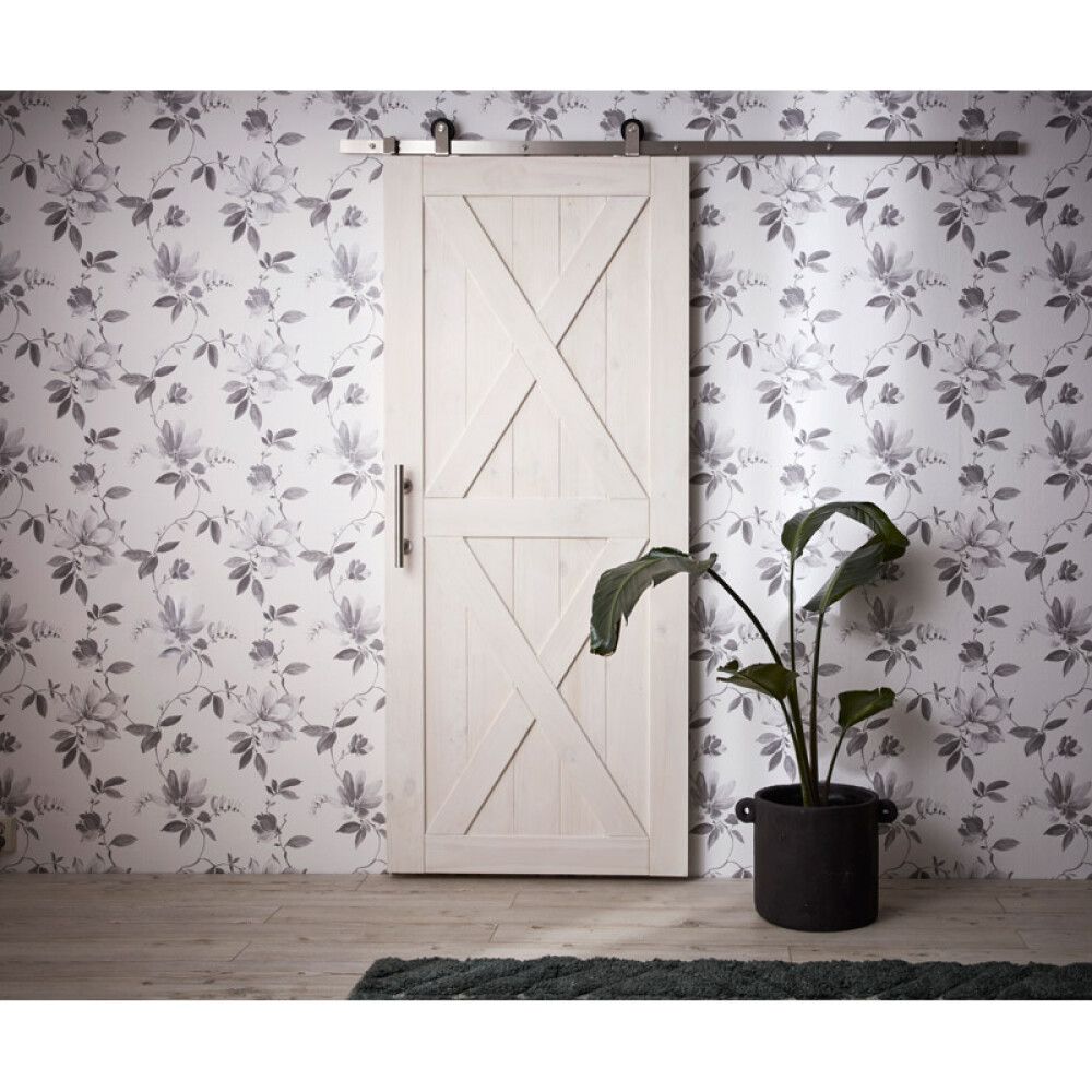 Rennihurð 1000x2133 mm Habo Country ómeðhöndluð fura