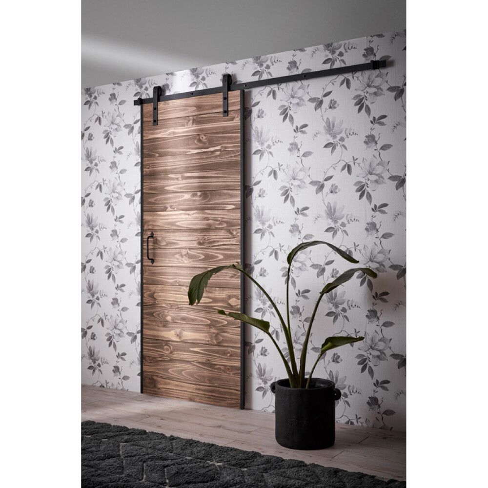 Rennihurð 1000x2133 mm Habo Easy fura/svört