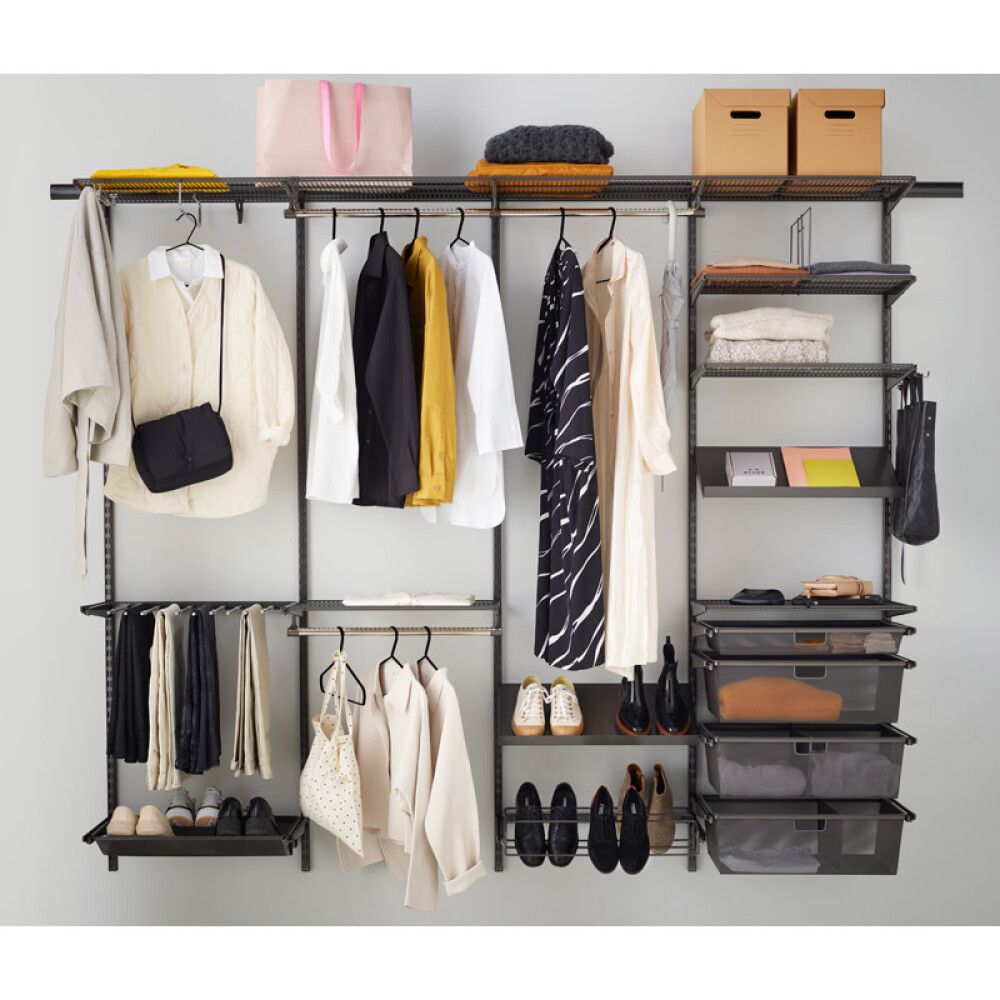 Karfa fyrir Elfa hillukerfi 431x10x180 mm brún