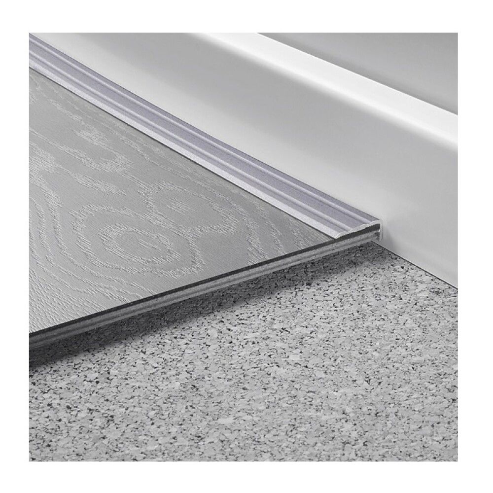 Frágangslisti vinkillisti 100x2,45x1 cm Logoclic rústfrír