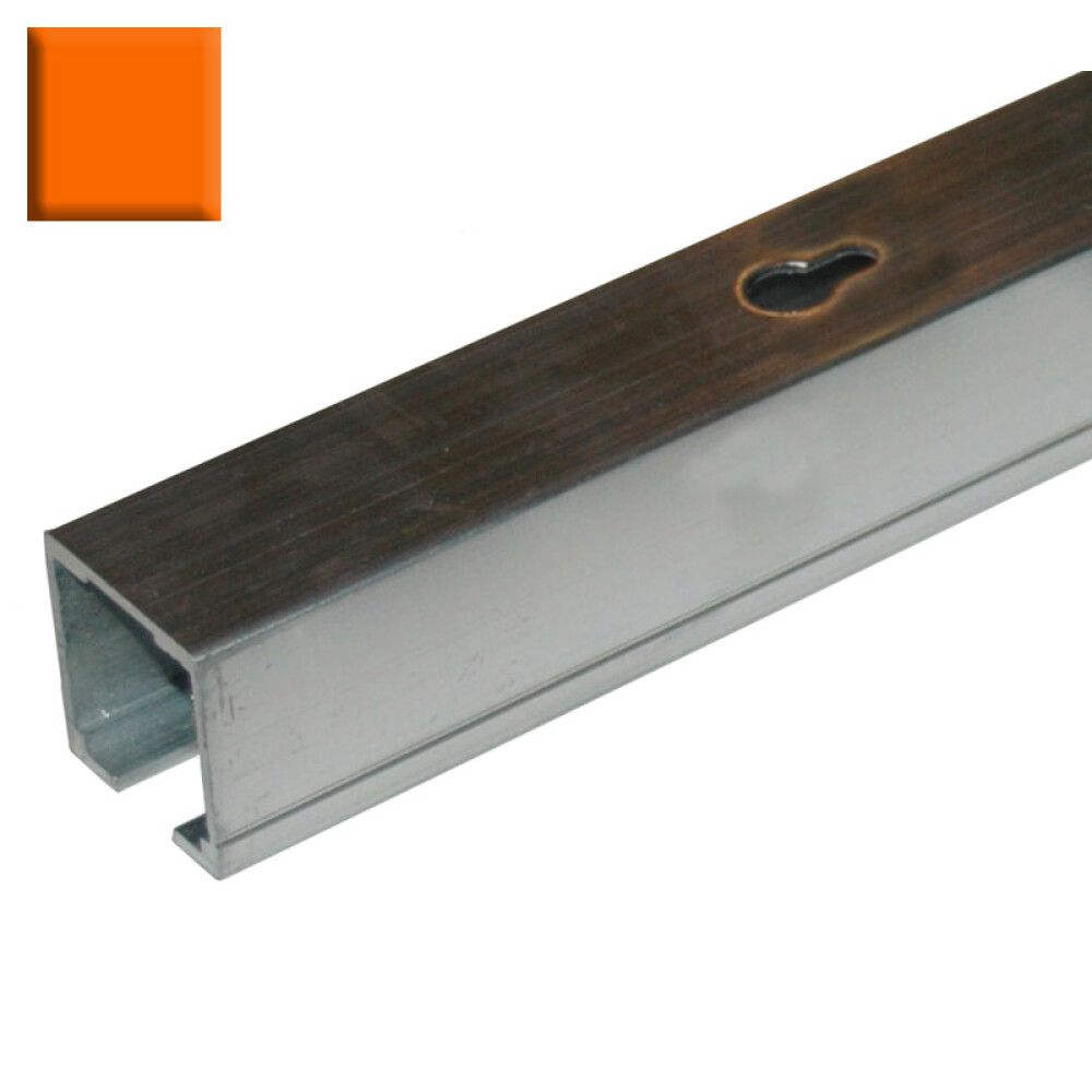 Braut fyrir rennihurð 1,9m hámark 80kg appelsínugul sería