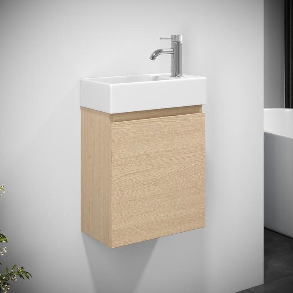 Handlaugarskápur 40 cm Riva Integrated eik