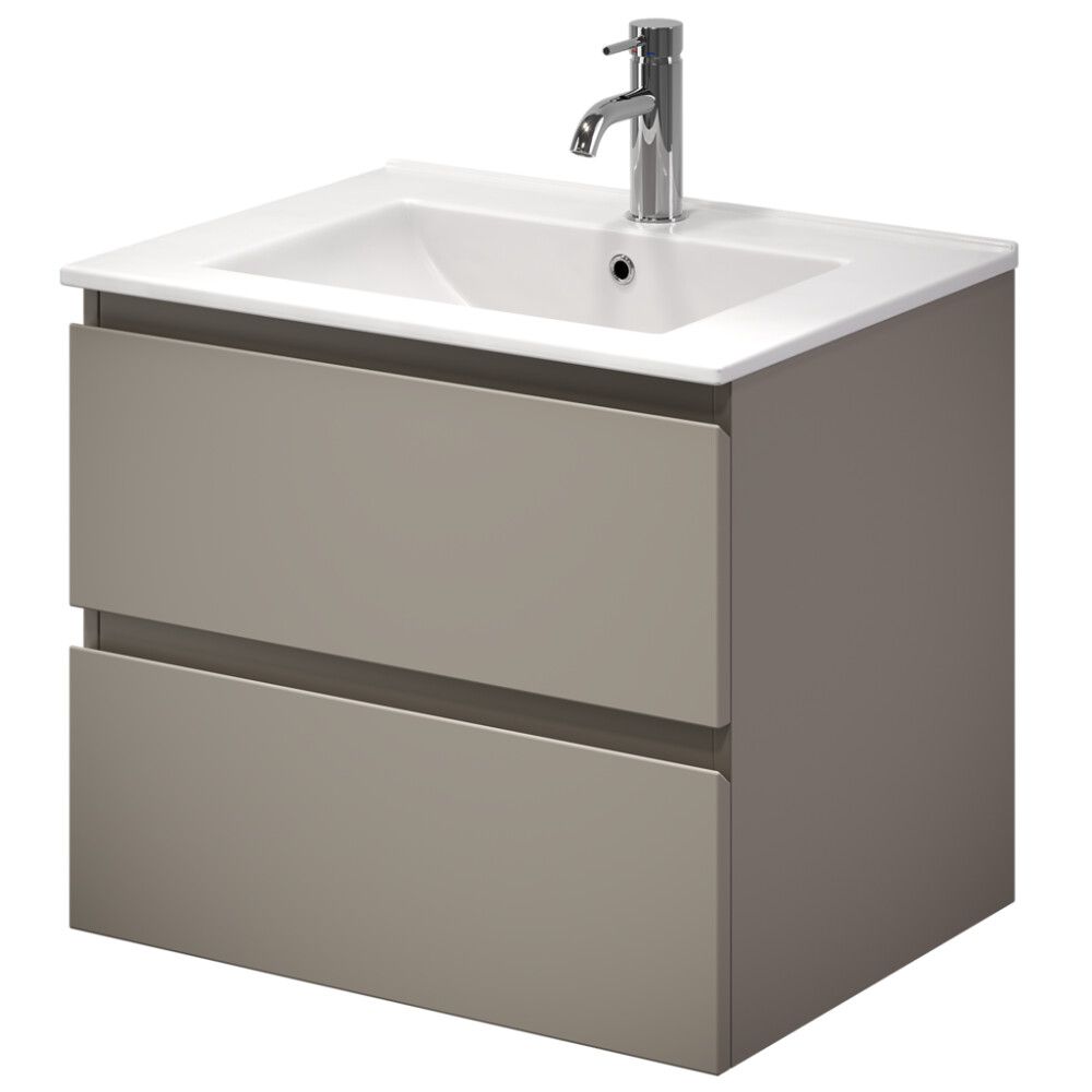 Baðinnrétting með handlaug 60 cm Camden Integrated Marakesh