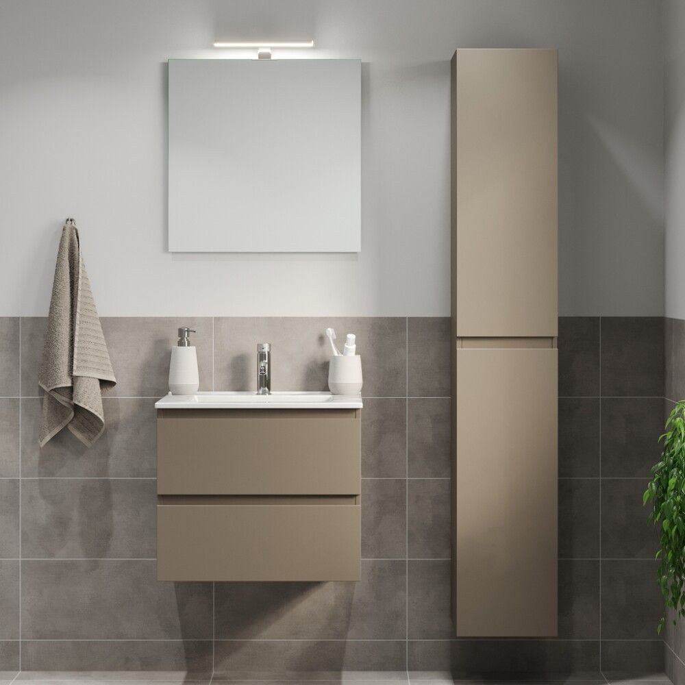 Baðinnrétting með handlaug 60 cm Camden Integrated Marakesh