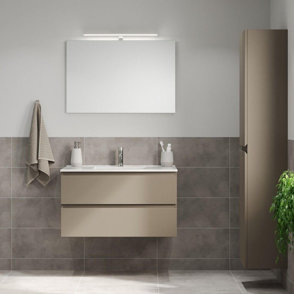 Baðinnrétting með handlaug 90 cm Camden Integrated Marakesh